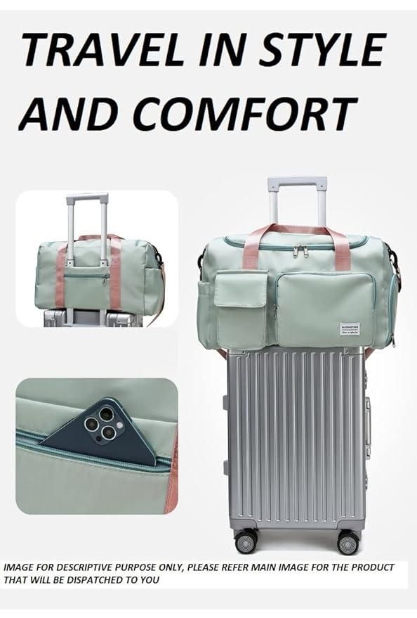 Versatile Duffle Bag with Shoe Compartment