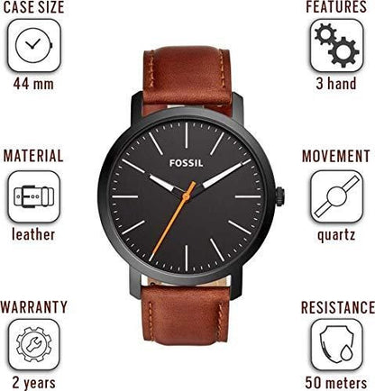 Fossil City Collection Unisex Analog Watch - Brown